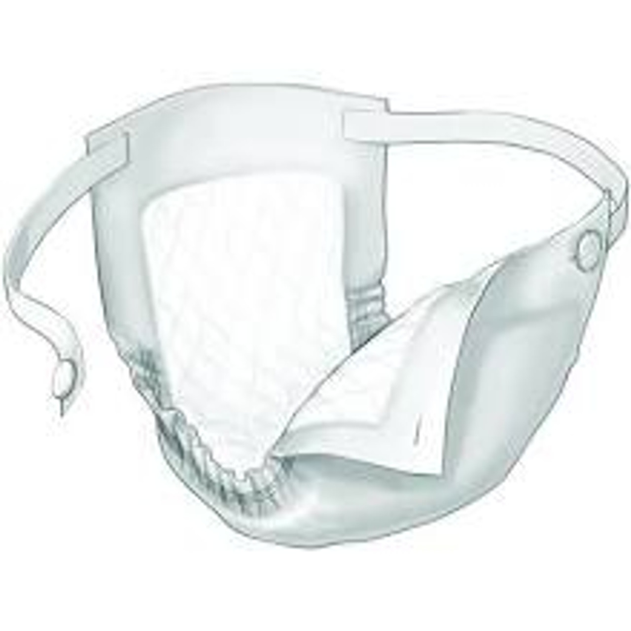 WINGS BELTED UNDERGARMENT, EXTRA HEAVY, ONE SIZE FITS ALL (9.5"X12.5") (10EA/BG) CS/12BG (MDT-171B10)