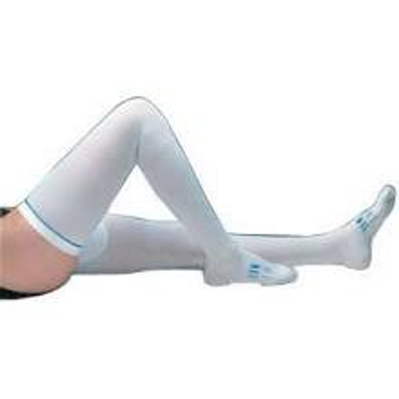 T.E.D. THIGH LENGTH ANTI-EMBOLISM STOCKINGS, MED, SHORT LNGTH, LF, White (NON-RETURNABLE) (MDT-3310LF)