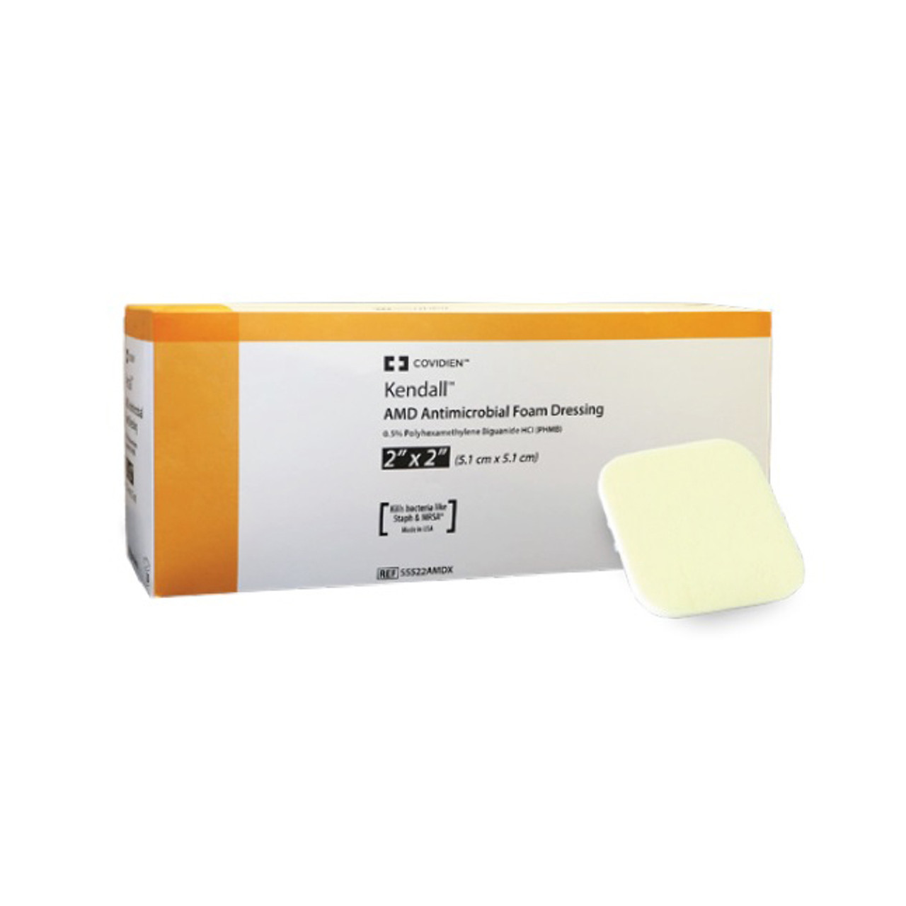 AMD ANTIMICROBIAL FOAM Dressing, 4"x4" BX/10