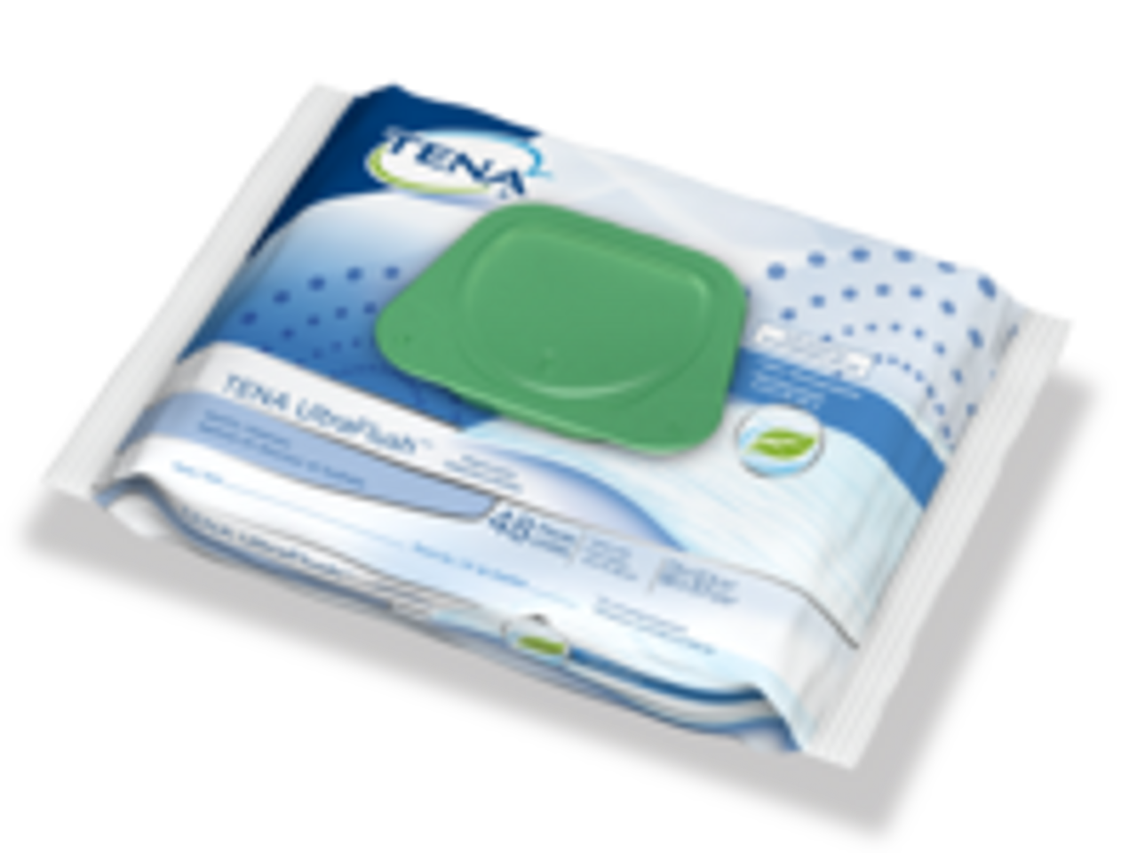 TENA FLUSHABLE WASHCLOTHS 7 1/2" x 12 1/2" PKG/45 (65726) (SCA-64388)