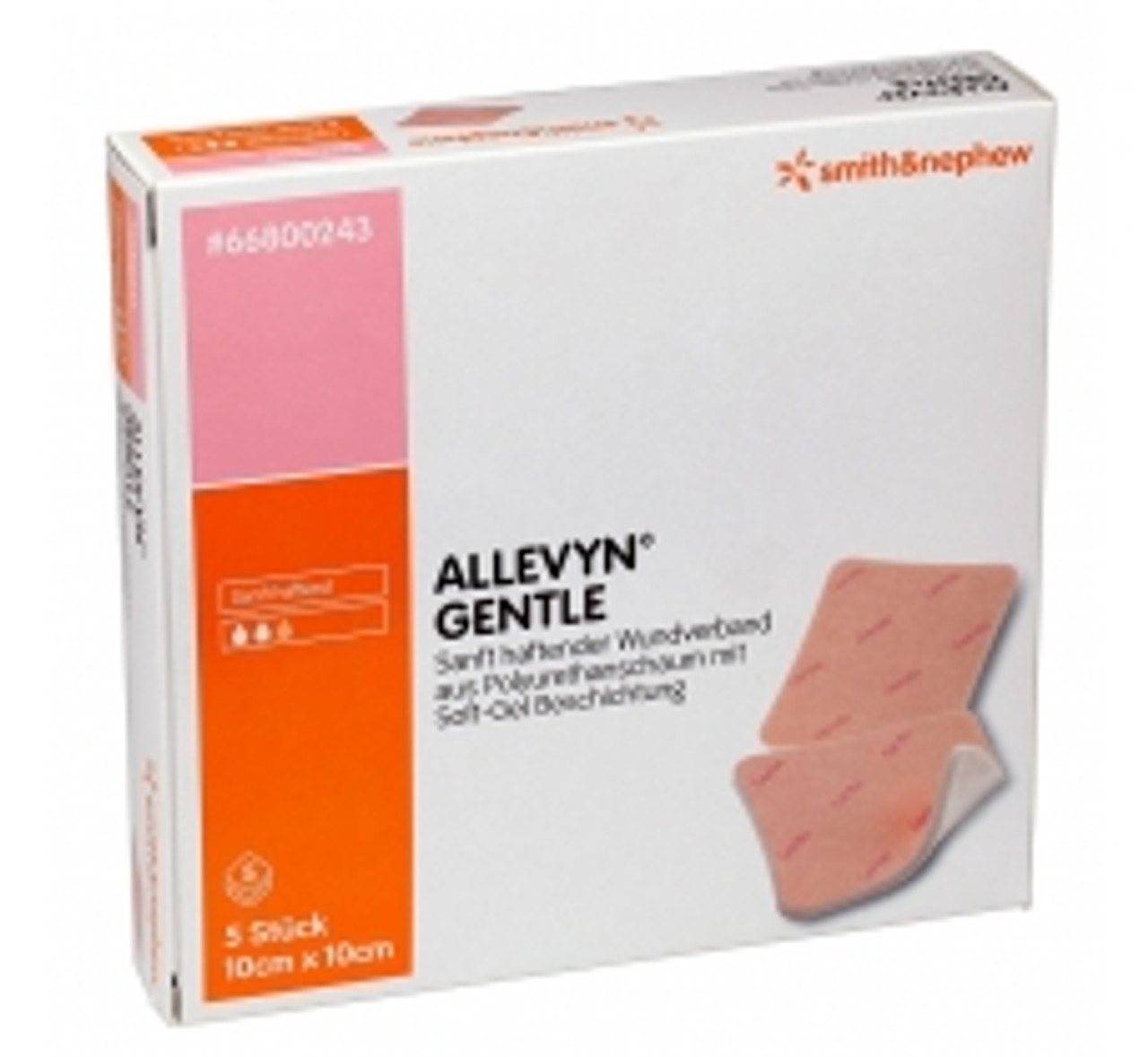 ALLEVYN GENTLE FOAM Dressing, SIZE 20CM X 20CM BX/10 (SN-66800251) (SN-66800251)