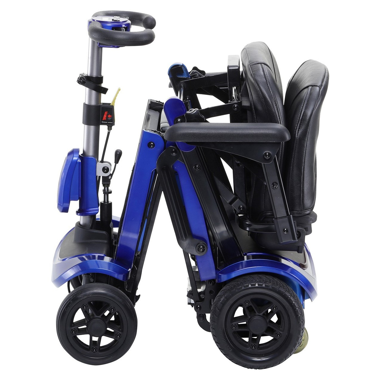 Drive Medical FLEX ZooME Flex FOLDING TRAVEL SCOOTER, Blue