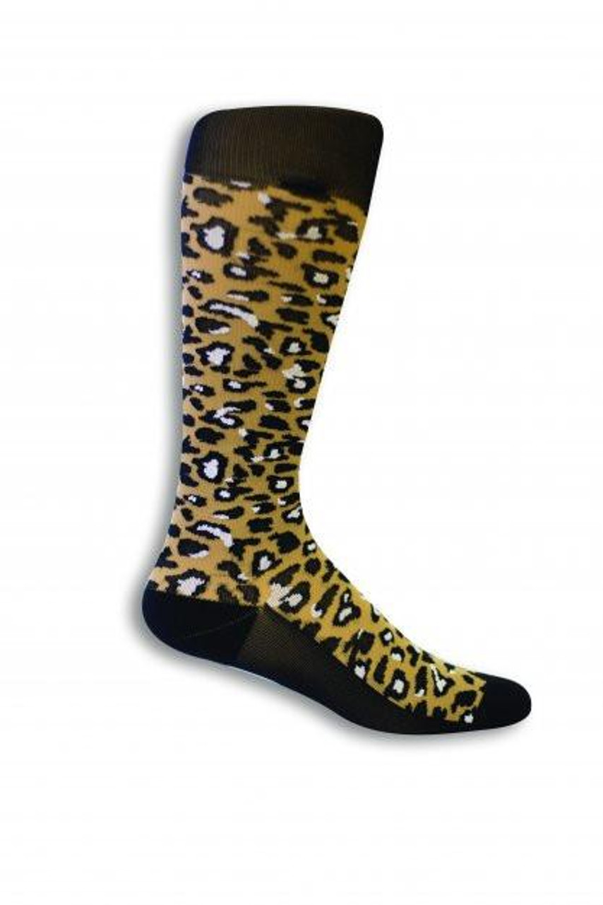 Dr. Segal's Compression Socks Women ENERGY - LEOPARD - BROWN SIZE: WBCM STRENGTH:15-20 MMHG (1 Pair) (HH E310CWB85) (HH E310CWB85)