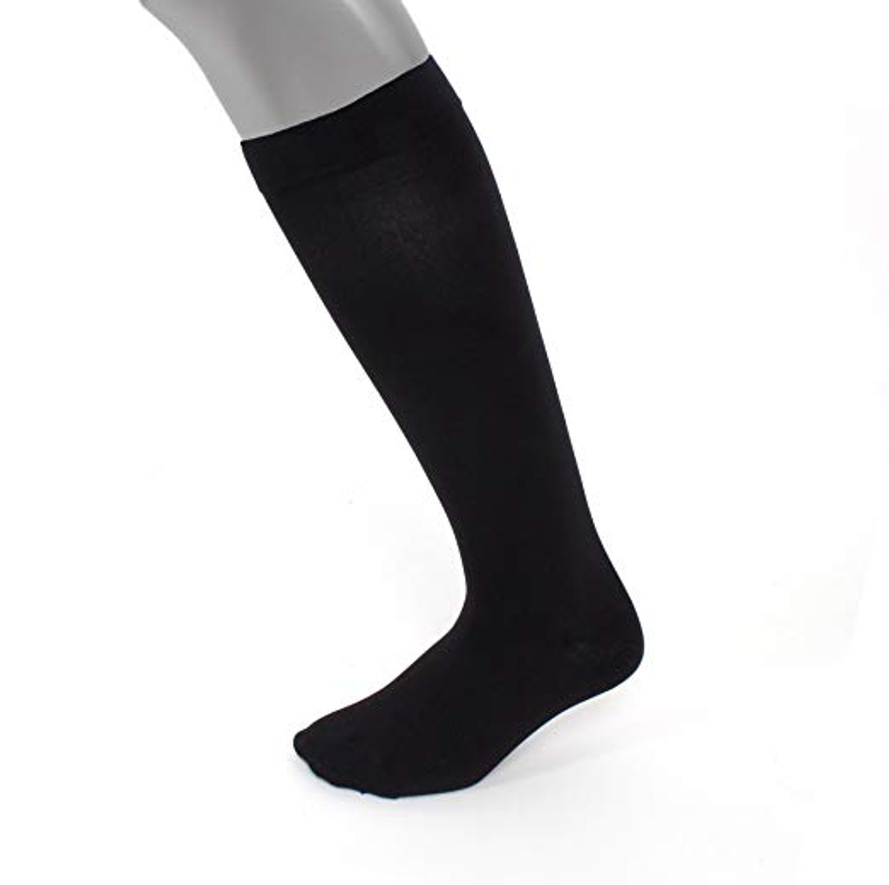 Medical Compression Socks for Men - BLACK SIZE: MD-RCM STRENGTH:20-30 MMHG (1 Pair) (HH X120CMD99-R) (HH X120CMD99-R)