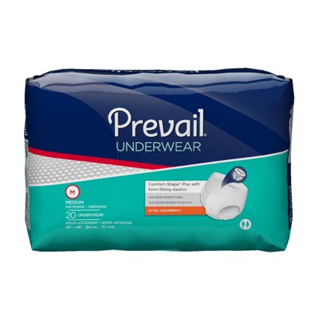 Prevail SP-512 Trial pack Protective Underwear Med - Reg Absorbency 50/Case (SP-512) (Prevail SP-512)