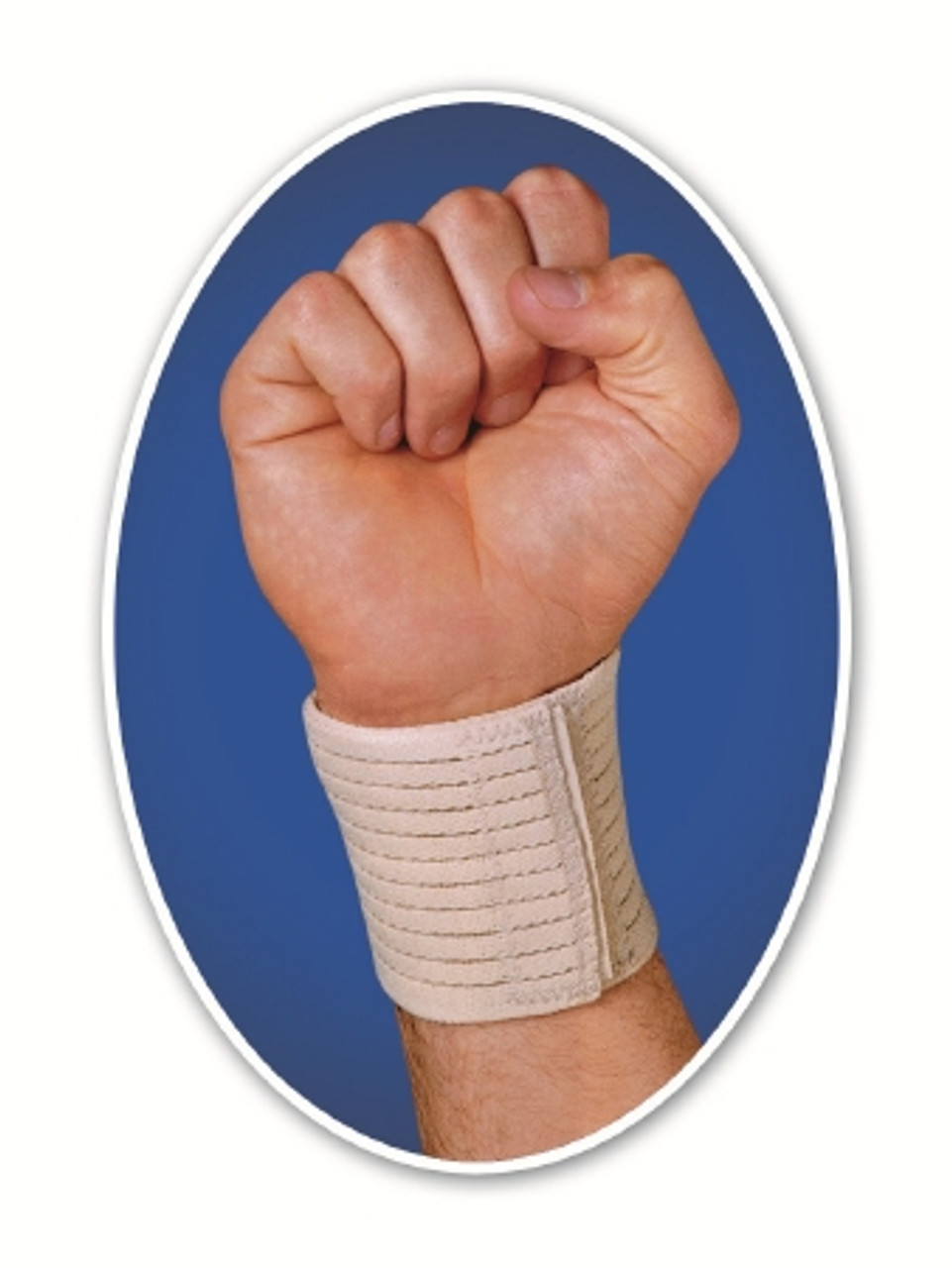 Elastic Wrist Wrap (Beige) Universal (1307) (OA-1307)