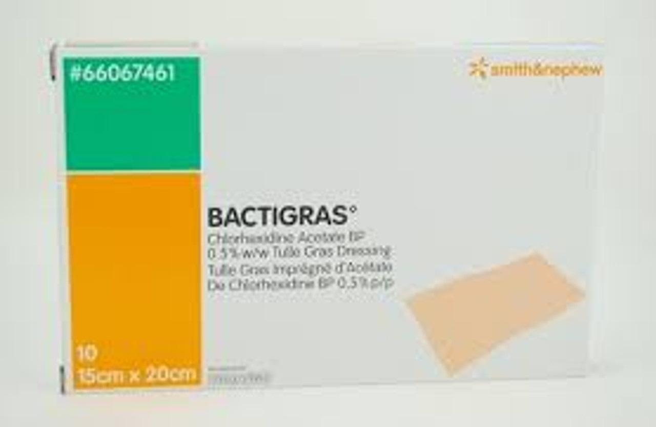 Bactigras Dressing 5cm x 5cm - Medicated Dressing, 50's - Dock Pharmacy