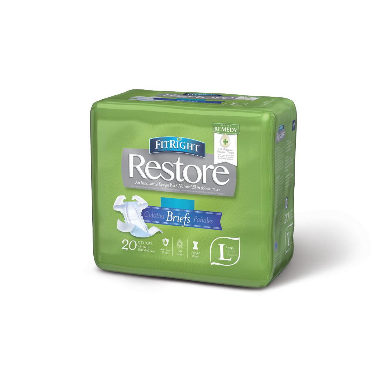 `- Medline FITRESTORERG BRIEF,FITRESTORE SUPER,RG,40-50 CS 80/CS