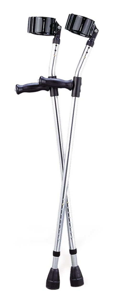 Medline G05160 CRUTCH,ALUMINUM,FOREARM,TALL,ADULT PR 1/PR