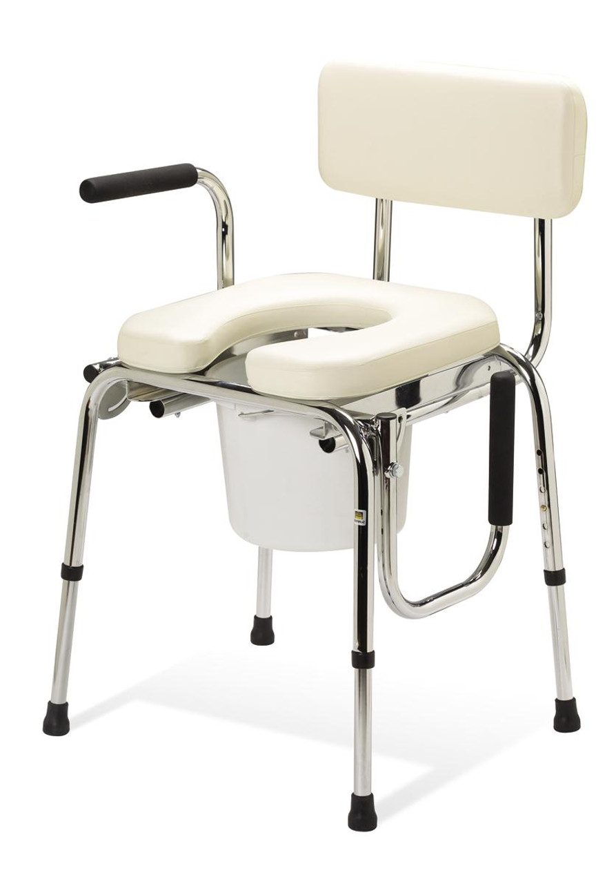 Medline G98204 COMMODE,DROP ARM,PADDED EA