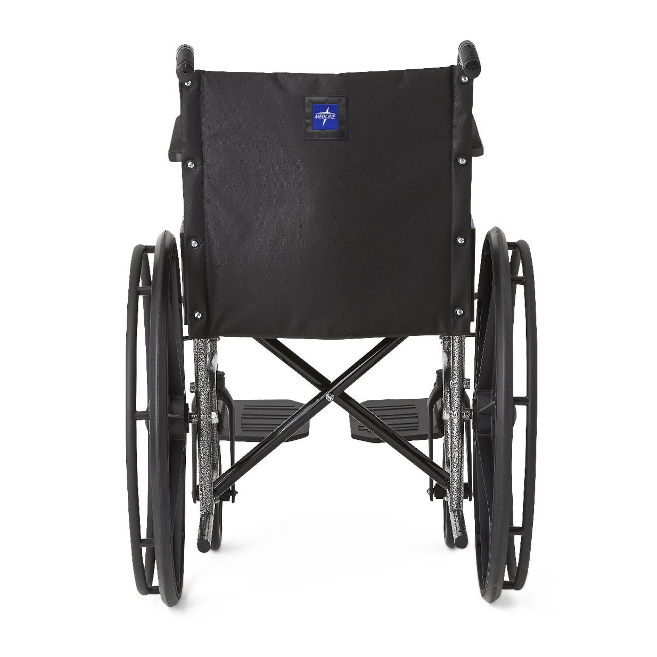 Medline MDS806150EE WHEELCHAIR,K1 BASIC,18,PERM FLA,S/AFOOT, Each