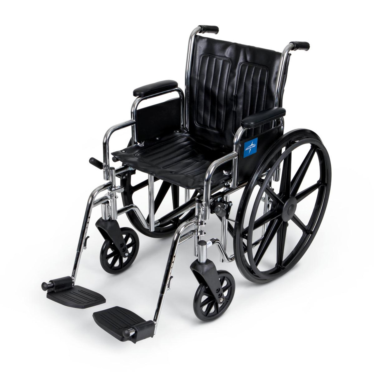 Medline MDS806250D WHEELCHAIR,EXCEL,18 ,RDLA,S/A FOOT EA (Medline MDS806250D)