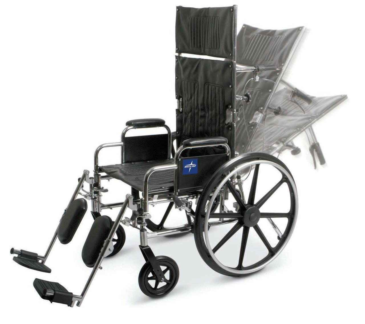 Medline MDS808350 WHEELCHAIR,RECLINER,16,RDLA,ELR EA (Medline MDS808350)