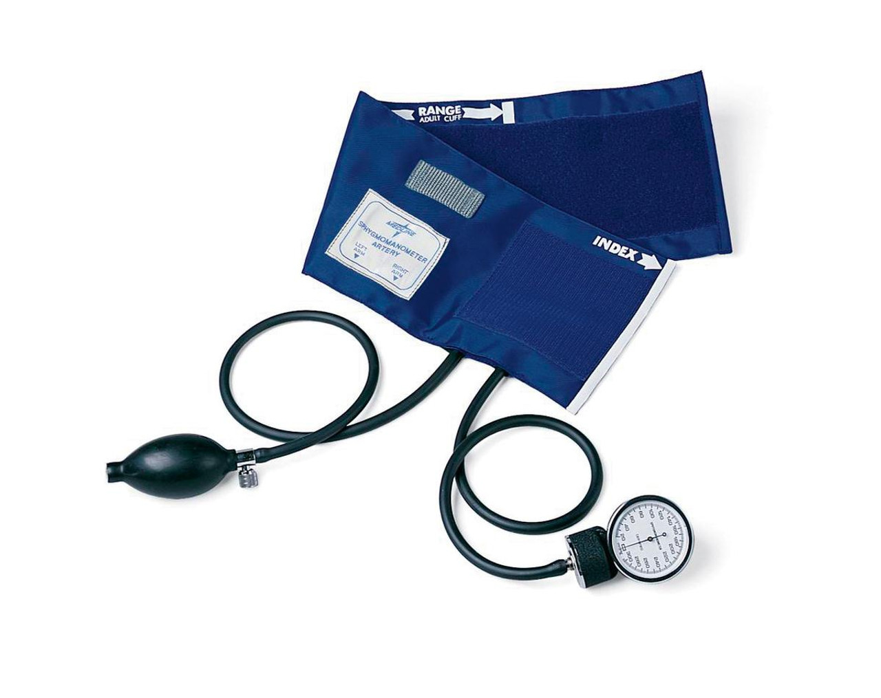 Medline MDS9386 Aneroid Blood Pressure Unit, PVC Tubing, Hand Held, Latex, Infant, Black (Medline MDS9386)