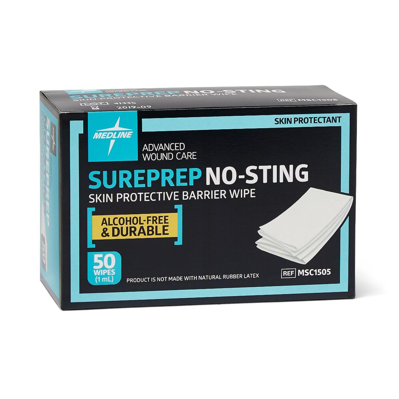 Medline MSC1505 SUREPREP WIPE,NO-STING,Barrier,FILM 500/CS