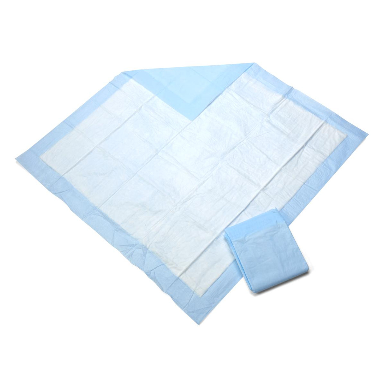 Medline MSC281245LB Protection Plus Disposable Underpads, 30"x30", Blue (Case of 150)