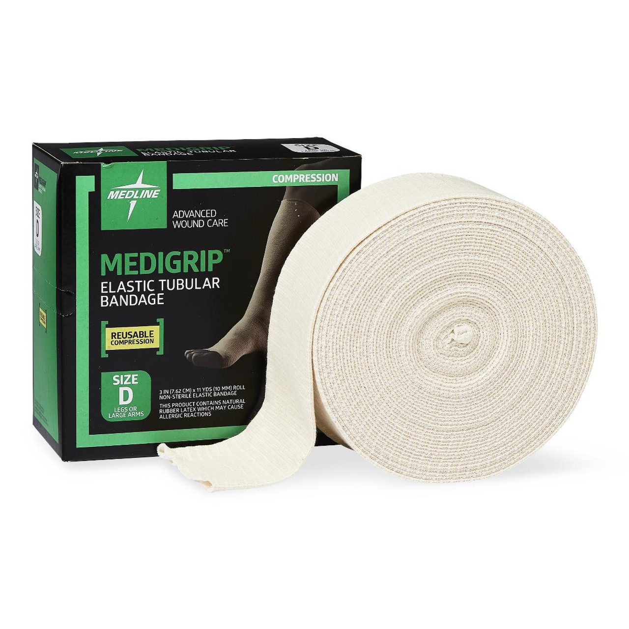 MEDIGRIP LF ELASTICATED TUBULAR BANDAGE SIZE B 6.3CM X 10M EACH