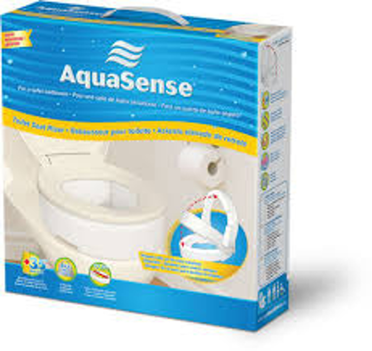 Drive 770-630 AquaSense Toilet Seat Risers with Hinge