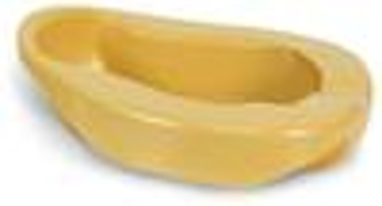 AMG 760-640 CONTOUR ADULT BEDPAN, YELLOW, 16 1/4" X 4 1/2" X 3 1/2"