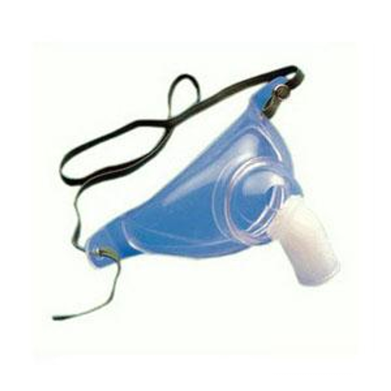 Baxter 001225 MASK OXYGEN TRACHEOSTOMY ADULT DISPOSABLE SWIVEL CONNECTOR w/STRAP CLIP (CS/50)