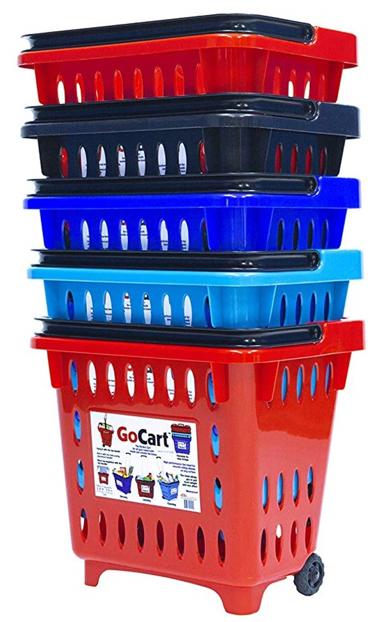 Stevens 139-SC-18 Basket Shopping Blue folding 14"x16"x18" LIGHTWEIGHT (139-SC-18) (Stevens 139-SC-18)