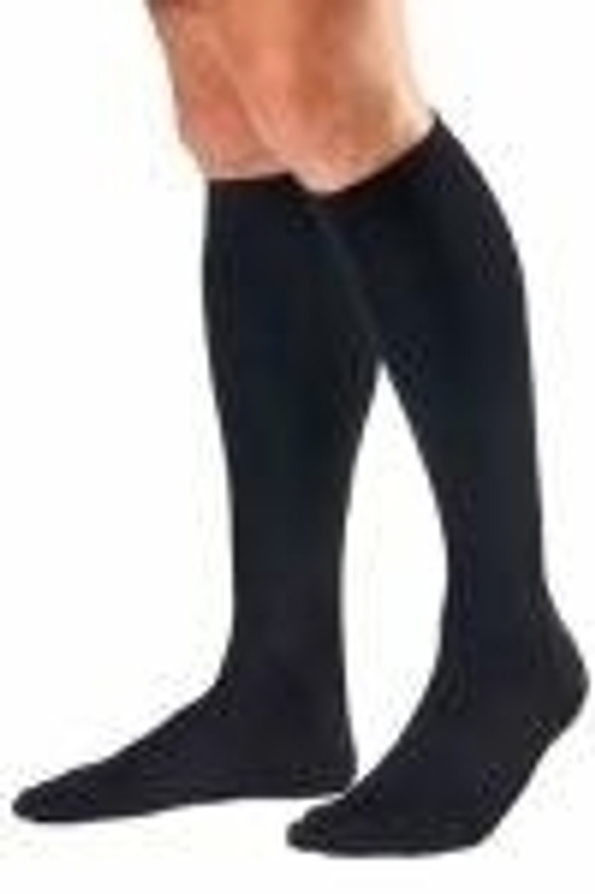 BSN-110784 PR/1 JOBST SUPPORTWEAR, MEN'S DRESS, KNEE HIGH, 8-15 MMHG, SM, NAVY, CLOSED TOE