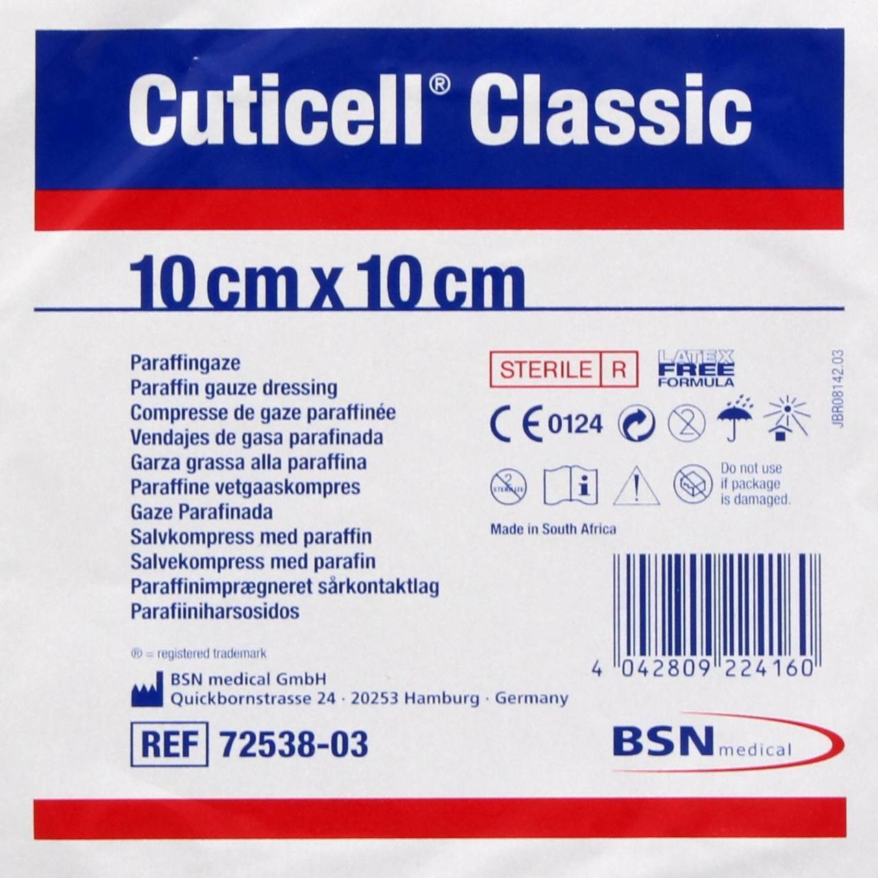Cuticell® Classic apósito estéril 10x10cm 5uds | PromoFarma