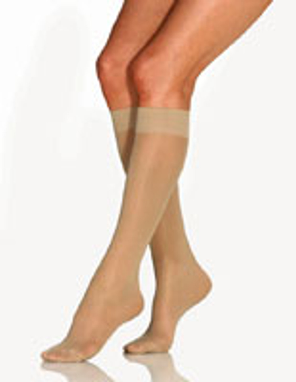 BSN-7516828 PR/1 JOBST ULTRASHEER WOMEN, KNEE HIGH, 15-20MMHG, XL, HONEY, CLOSED TOE