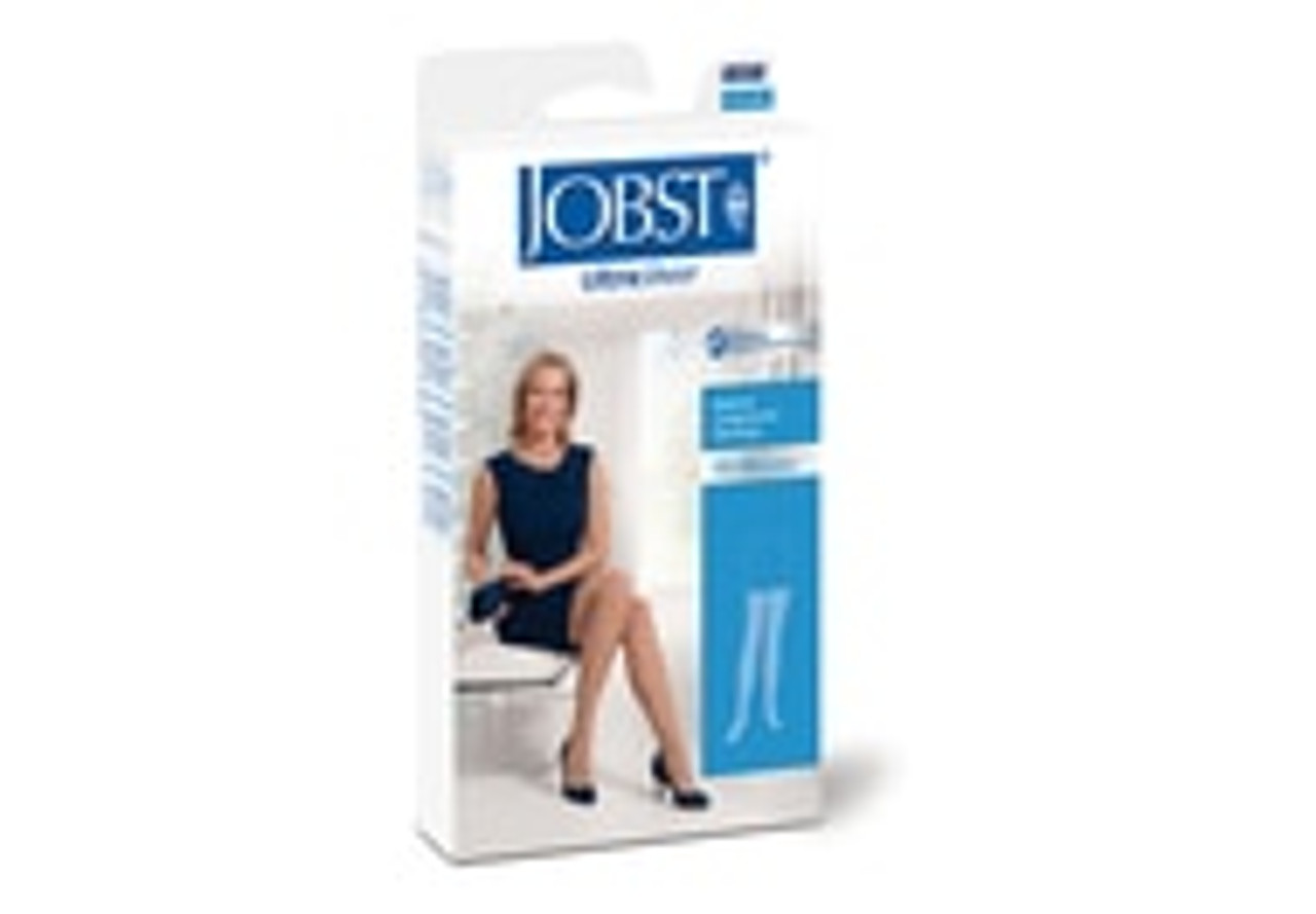 BSN-7517124 PR/1 JOBST ULTRASHEER WOMEN, THIGH HIGH W/SIL LACE BAND, 15-20MMHG, LG, ANTHRACITE, CLOSED TOEBSN-7517124 PR/1 JOBST ULTRASHEER WOMEN, THIGH HIGH W/SIL LACE BAND, 15-20MMHG, LG, ANTHRACITE, CLOSED TOE