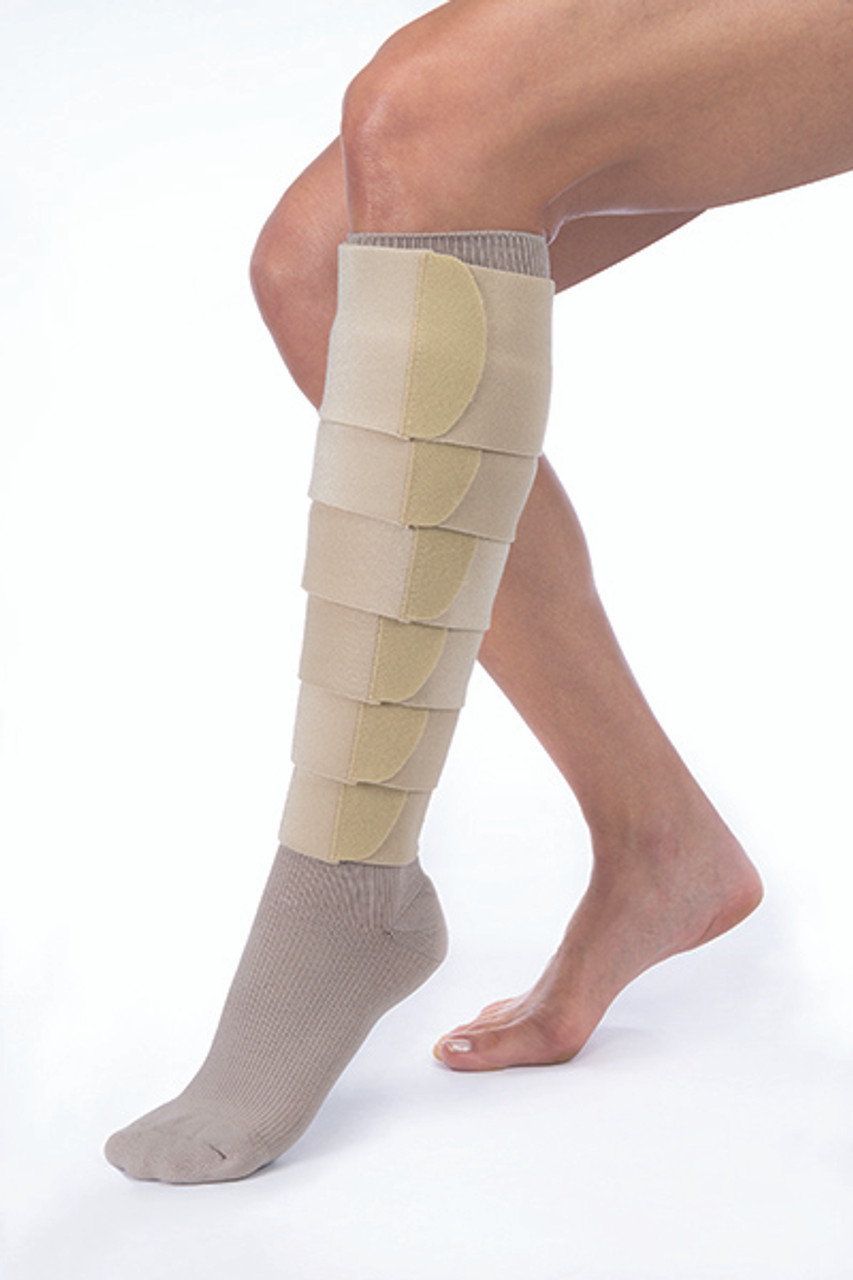 BSN-7664801 BX/1 JOBST FARROWWRAP STRONG READY-TO-WEAR LEGPIECE 30-40 MMHG, SMALL REGULAR, TAN