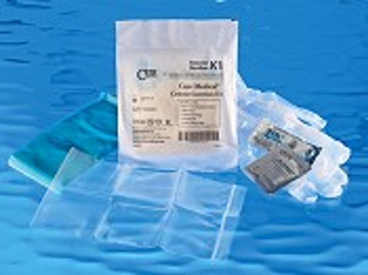 Cure Medical K1 (CS/100) CATH INSERTION KIT, BZK WIPE, GLOVES, UNDERPAD & COLLECTION BAG (Cure Medical K1 (M405K107))