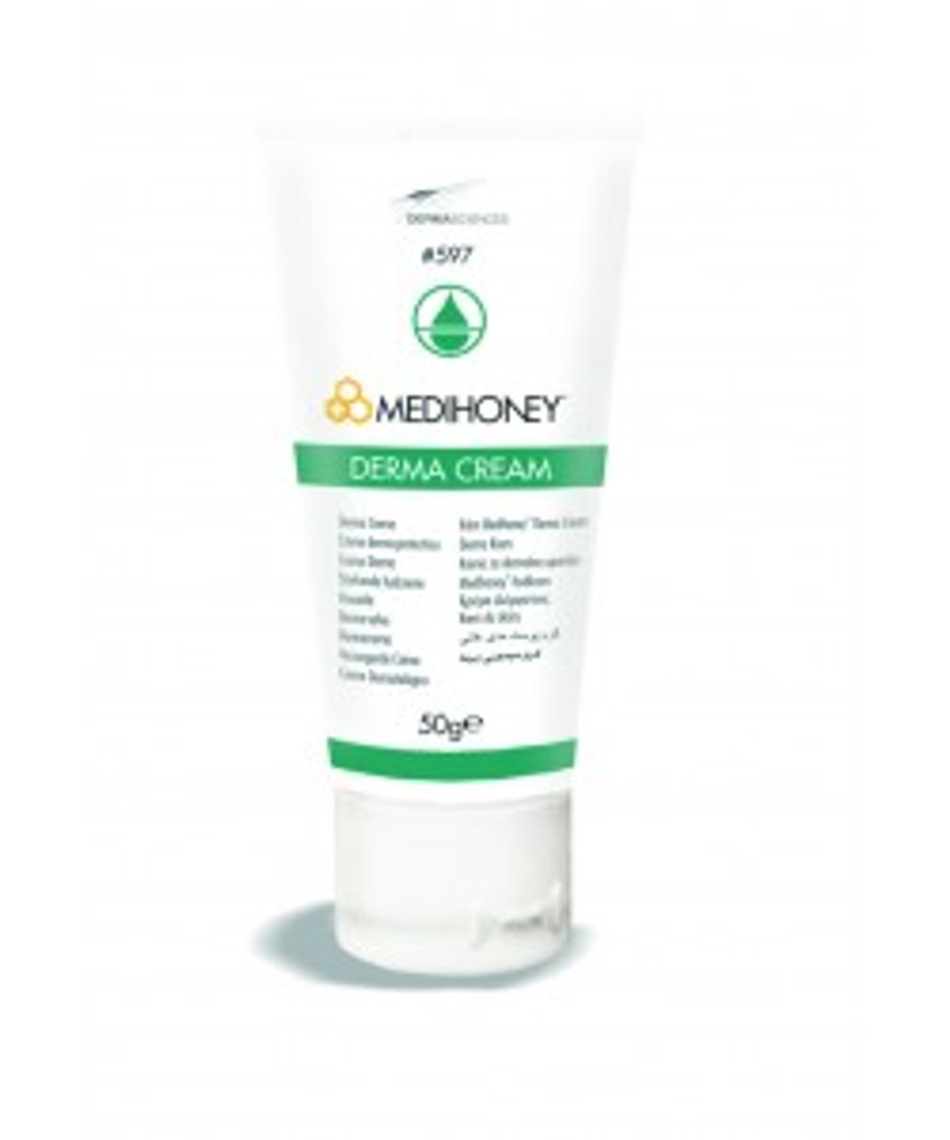 Derma Sciences 597 MEDIHONEY DERMA CREAM, 50g TUBE