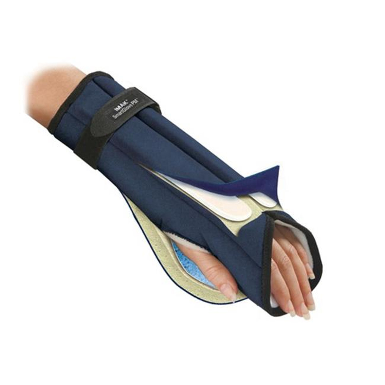 IMAK A10111 IMAK SMARTGLOVE PM CARPAL TUNNEL NIGHT SPLINT, UNIVERSAL, BLUE (IMAK A10111)