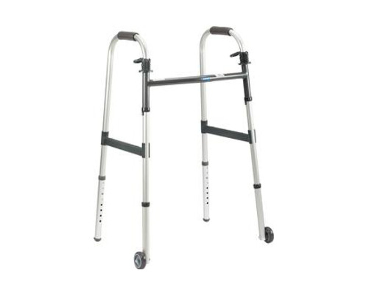 Invacare 6291-3F I-CLASS DUAL-RELEASE PADDLE FOLDING WALKER, W/ 3" WHEELS