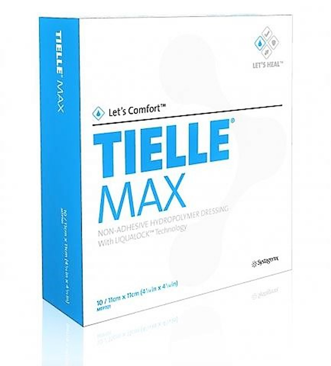 Systagenix MTP705 TIELLE MAX NON-ADHESIVE HYDROPOLYMER DRESSING 15cm x 15cm BX/10