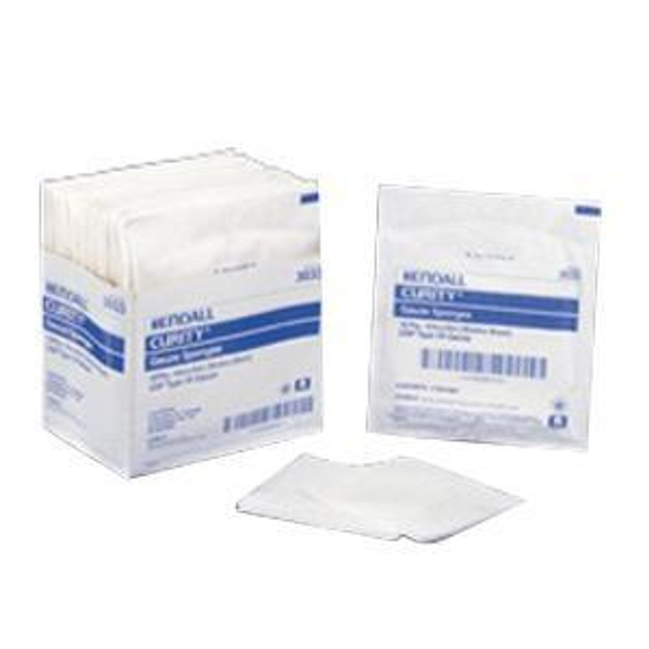 Kendall 6309 CURITY GAUZE PAD, 4"x4", 12-PLY, STERILE BX/100 (CS12) (Kendall 6309)