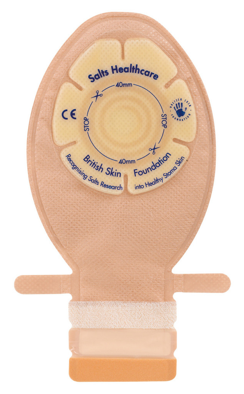 Salts CFNT8 BX/30 CONFIDENCE COMFORT NEONATAL W/ FLEXIFIT, CUT-TO-FIT, SIZE 8-40MM W/ STARTER HOLE