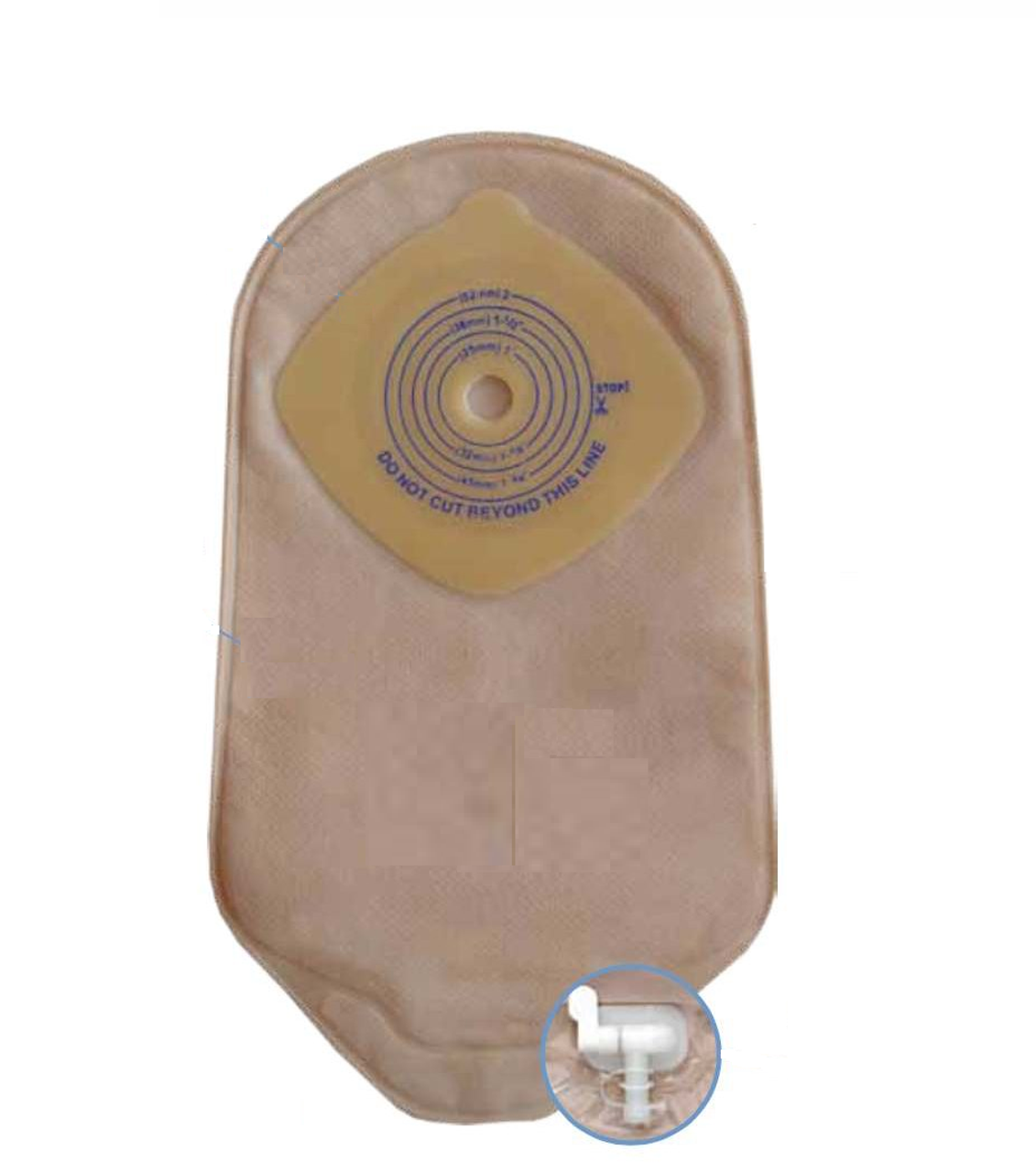 SALTS UNW25 BX/10 CONFIDENCE GOLD 1-PIECE UROSTOMY Pouch, PRE-CUT 25MM (SALTS UNW25)