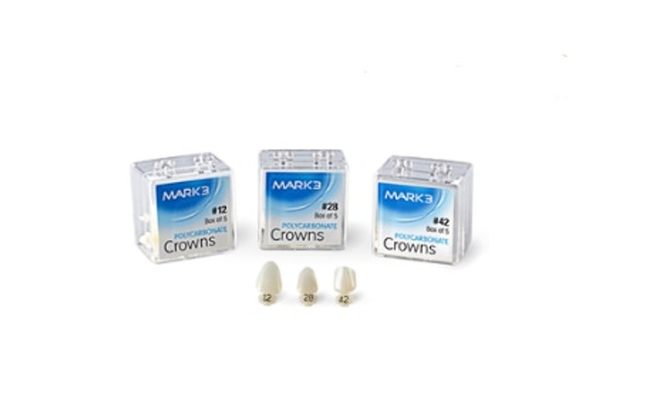 MLD-MPC21 Mld Polycarbonate Crowns #21 (5/Bx)