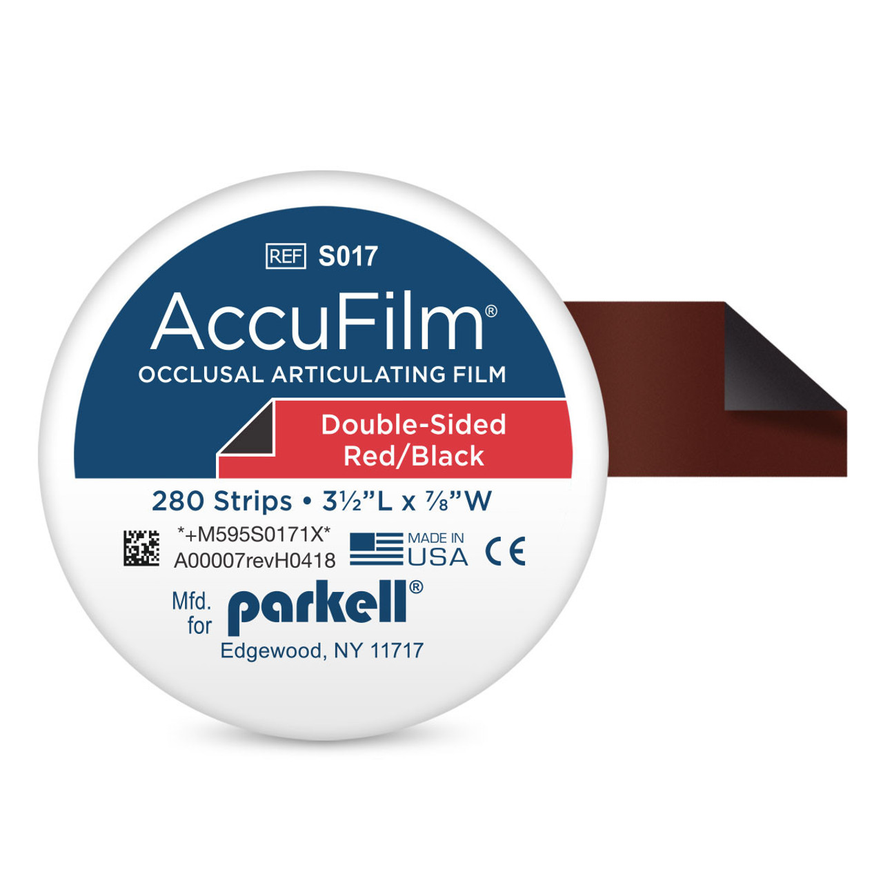 PAR-S017 Parkell Accufilm II Red/Black (Parkell S017)