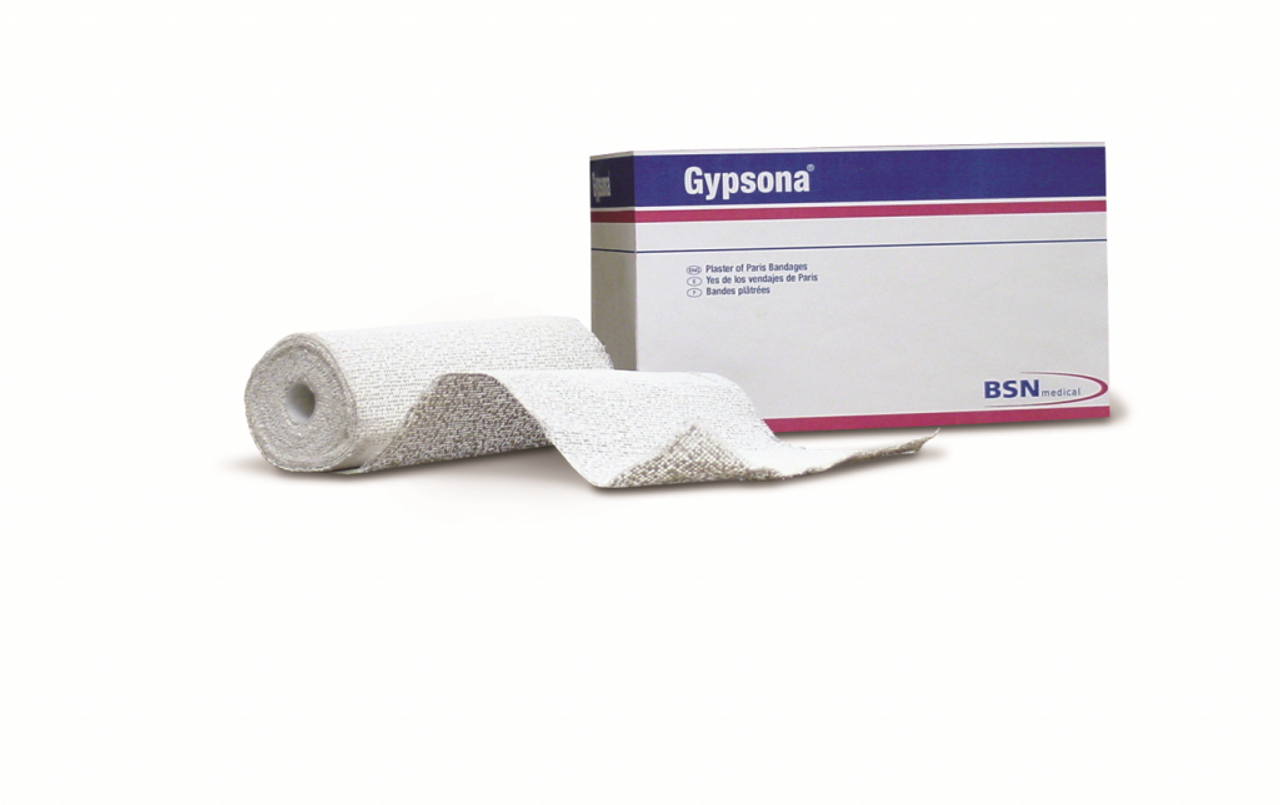 BSN 4045 Gypsona Plaster of Paris Bandages Fast Setting (4 min) White 15 cm x 2.7 m Box/12 (Case of 6)