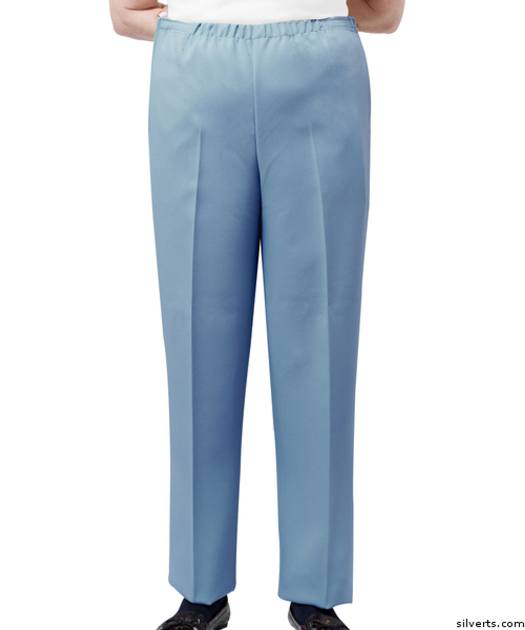 Silvert's 230811707 Womens Adaptive Wheelchair Clothing Pants Slack , Size 3X-Large, CHAMBRAY