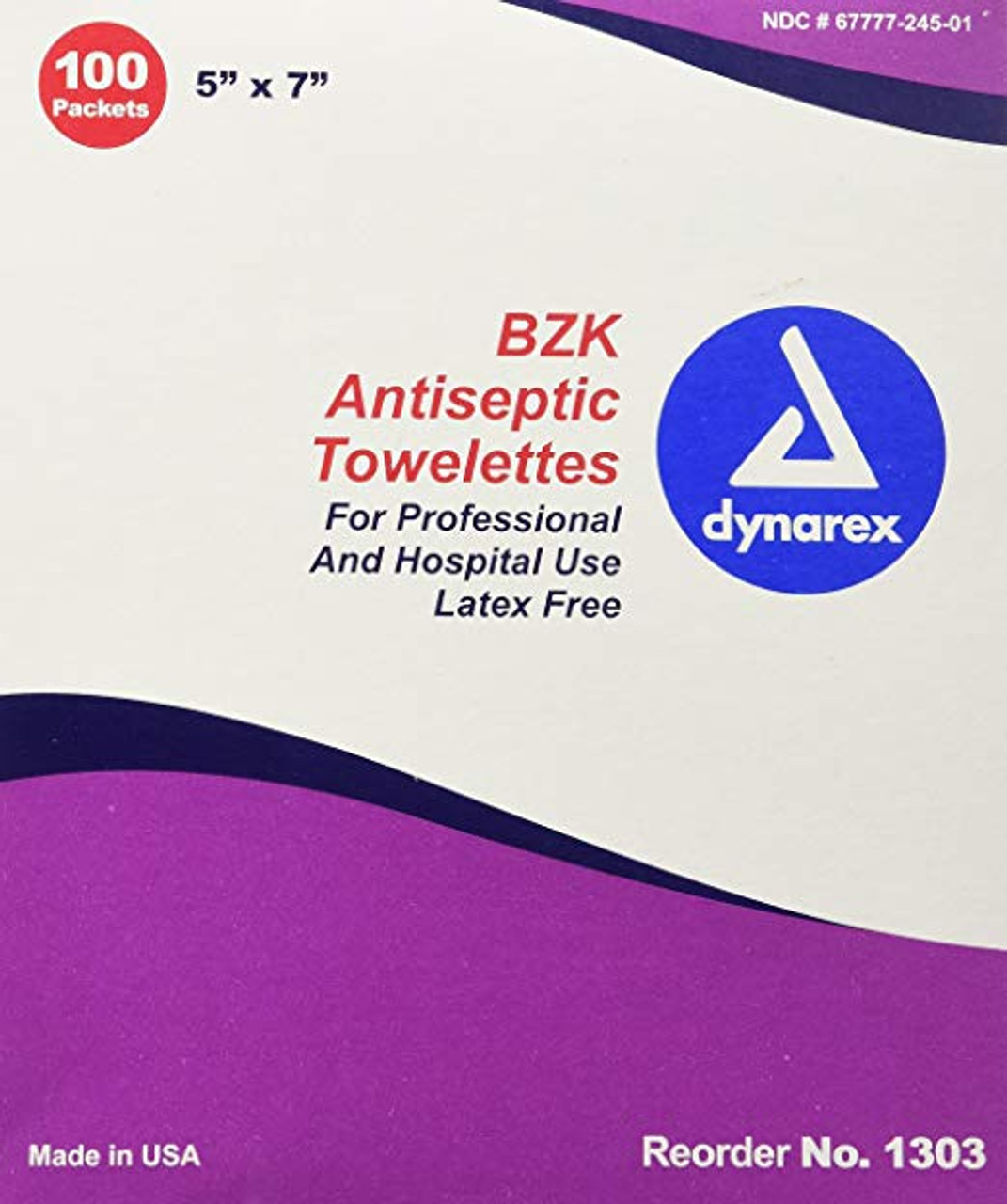 Benzalkonium Chloride (BZK) Alcohol Free Towelette 100/bx (D35164-X) Discontinued (D35164-X)