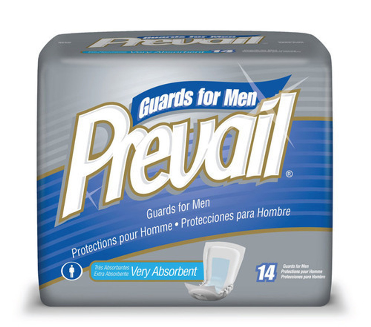Prevail PV-811-X Male Pad Adhesive 6" x 13" 14/Pack