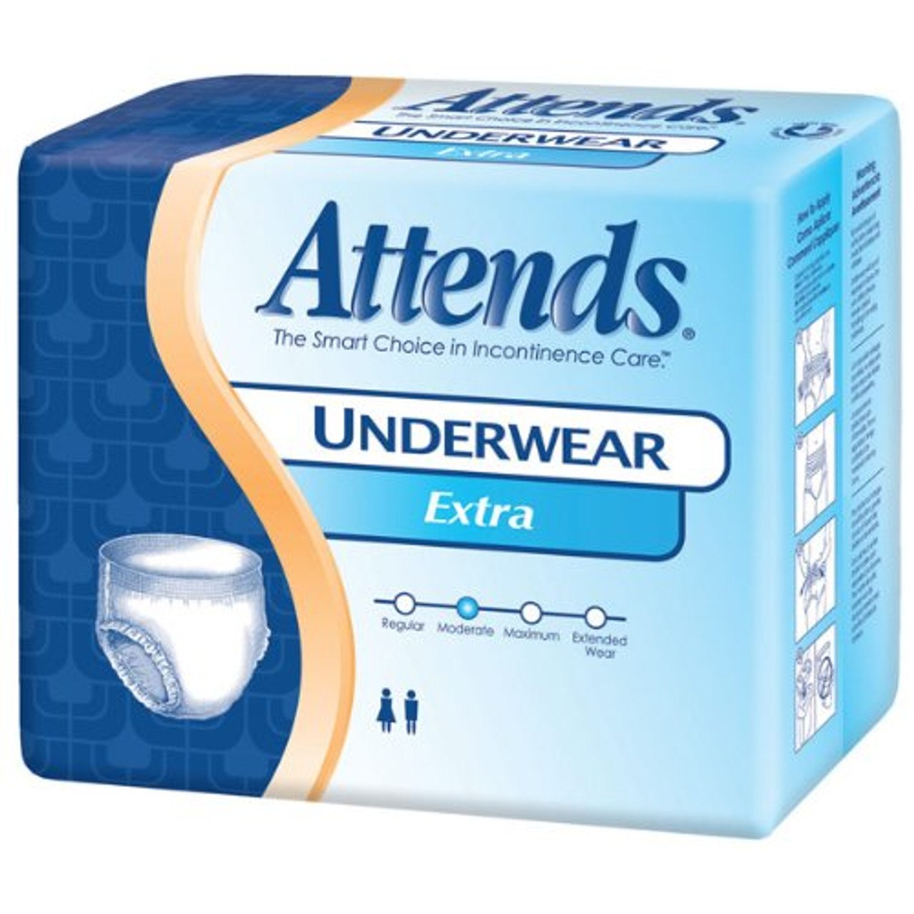 Attends 1045U Underwear Protective Attends X-ABS XXL 68"-80" CA/4 (Attends 1045)