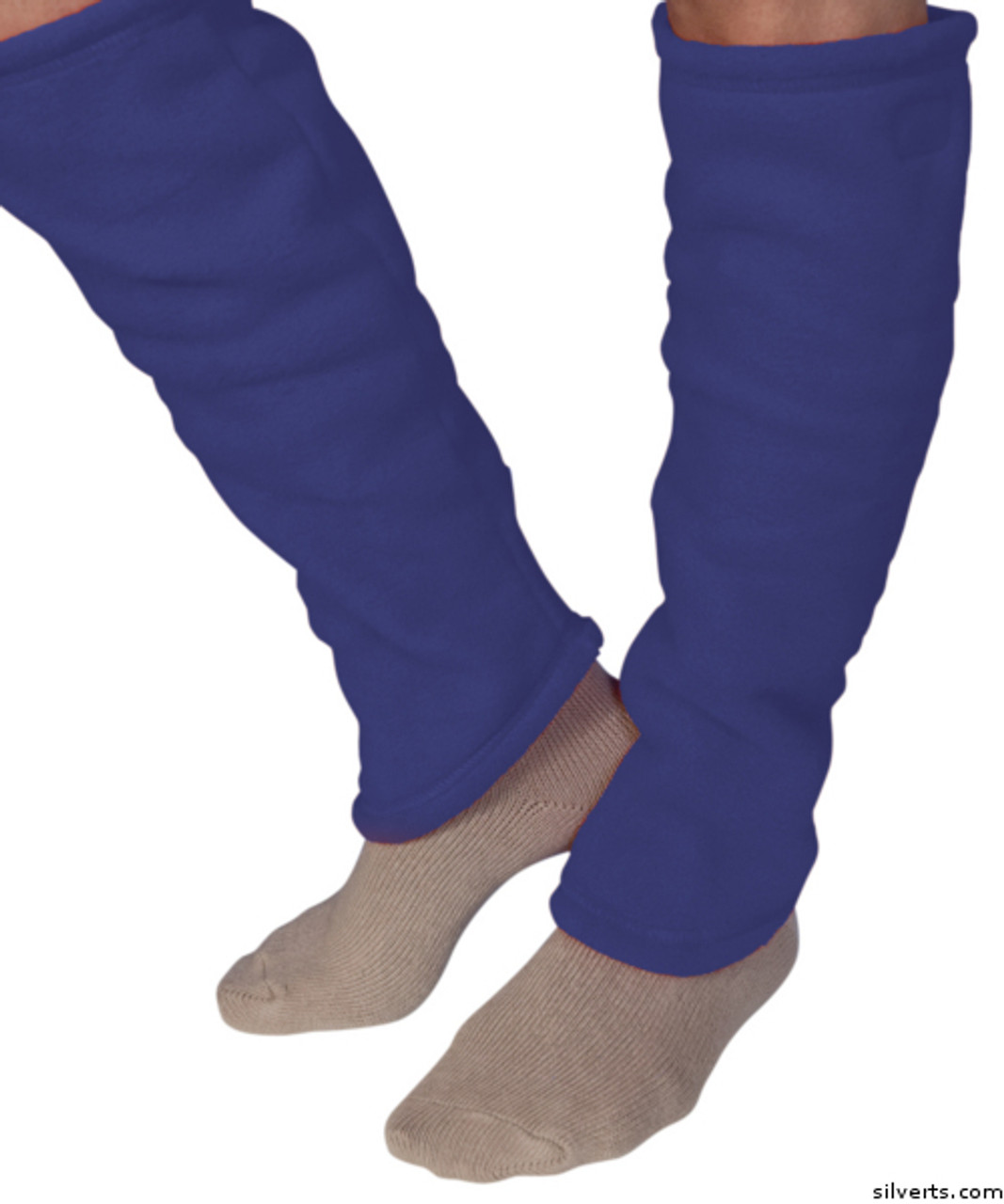 Silvert's 302601103 Women's Cozy Leg Warmers & Ankle Warmers , Size Medium, VIOLET