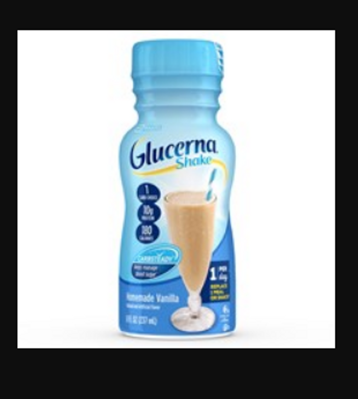 AB53656-848 GLUCERNA Oral Supplement Chocolate 250ml 8.5oz bottle 24/Case (AB53656-848)