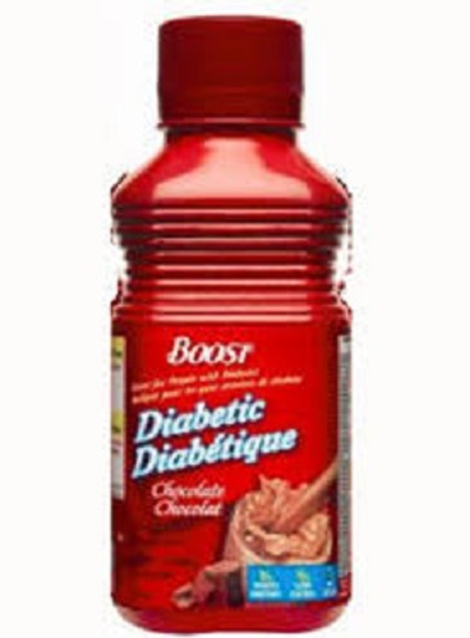 Nestle Nutrition 9524742 Boost Diabetic Chocolate 237ml (8oz) bottles 24/Case