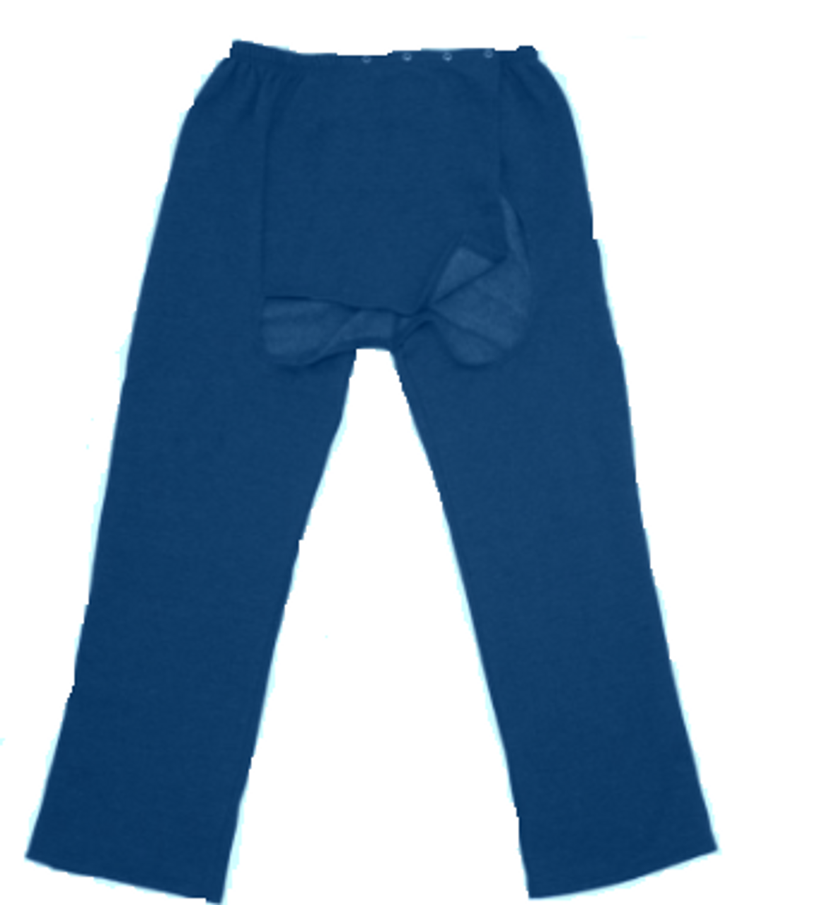 Silvert's 509400605 Fleece Adaptive Wheelchair Pants For Men , Size X-Large, BLUE (Silvert's 509400605)
