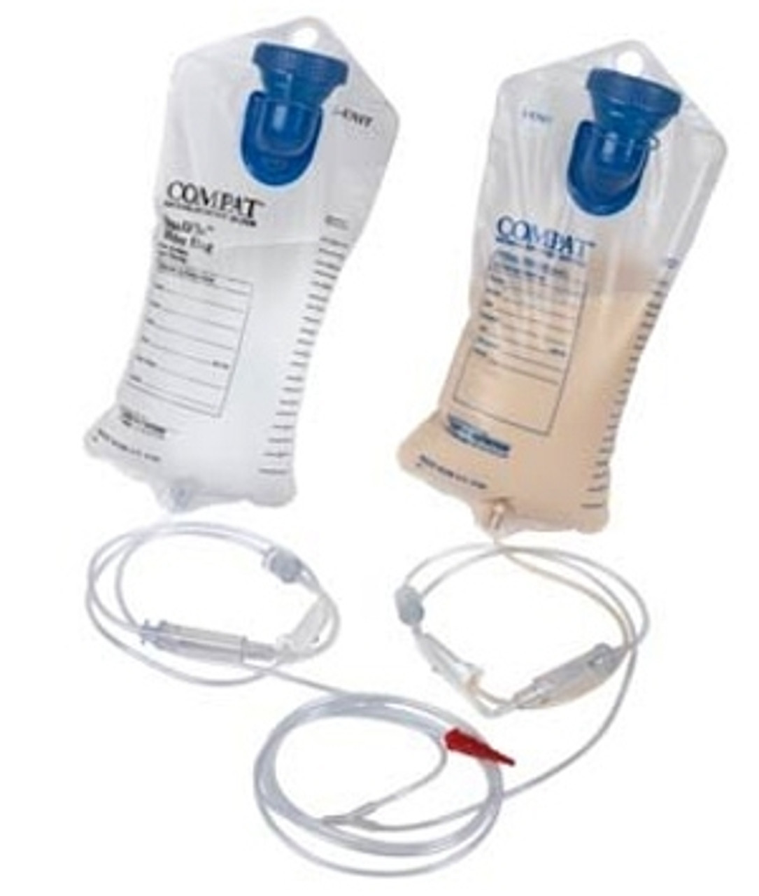 Compat Dualflo Enteral Feeding Pump Accessories Vinyl Bag Gravity Sets 1L (33.8oz) 30/Case NN9516074 (NN9516074)